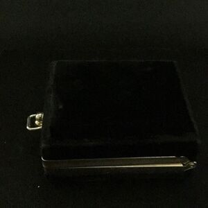 Make up case vintage velvet from estate sale